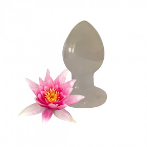 Plug íntimo de quartzo clear ou transparente