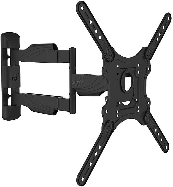 Suporte de TV Articulado de Parede, Preto
