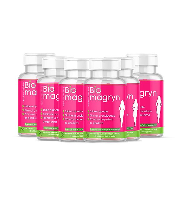 Kit com 6 Biomagryn Cápsulas