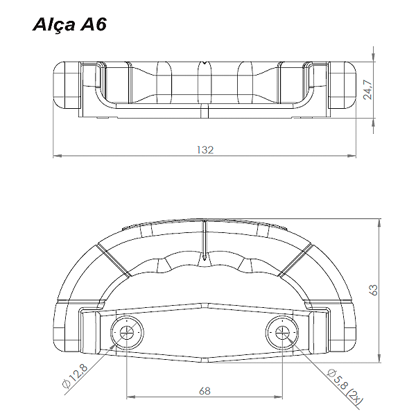 Alça Plastica A6