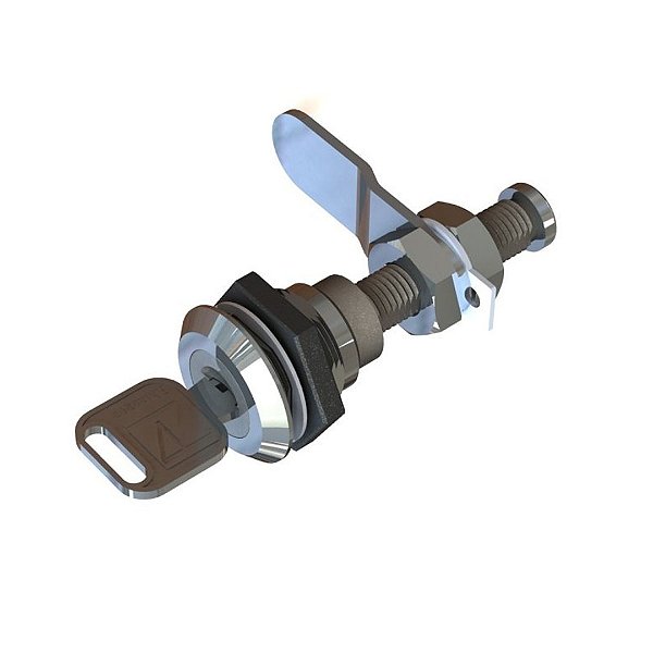 Fecho lingueta cheap poliamida preto e cromado com prolongador