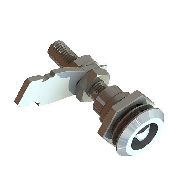 Fecho lingueta clássico com prolongador triângulo