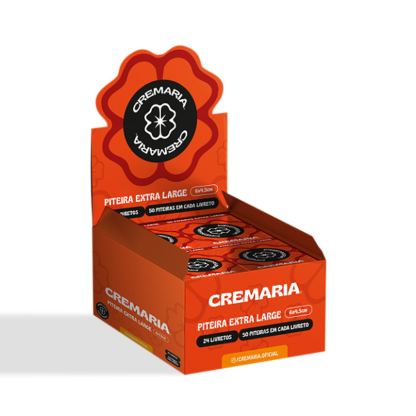 Piteira Cremaria Extra Larga c/24 Bloquinhos