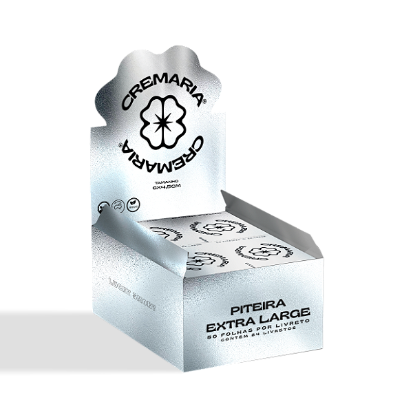 Piteira Cremaria Extra Larga METALIZADA c/24