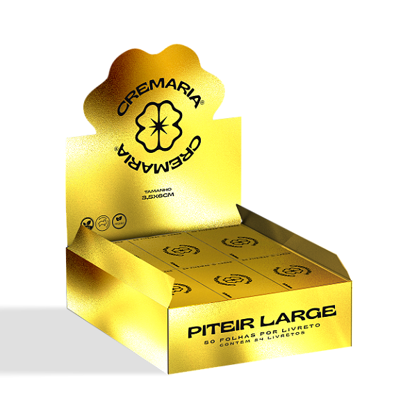 Piteira Cremaria Larga METALIZADA c/24