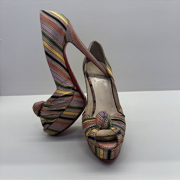 Salto Christian Louboutin Rasta Damas Greissimo
