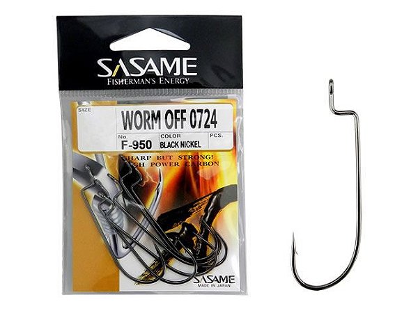 Anzol Sasame worm off 0724 F-950