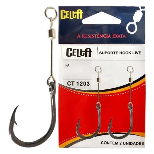 Anzol Celta Suporte Hook Live CT-1203