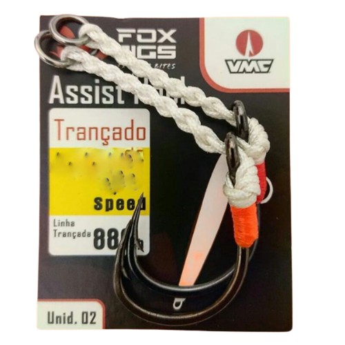 Anzol Fox Jigs Assist Hook Trançado Speed