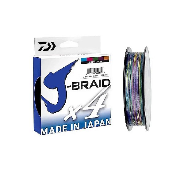 Linha Daiwa J-BRAID Multicolor