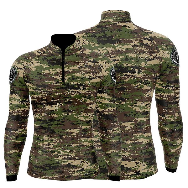 Camisa Play Pesca Camuflada Adulto