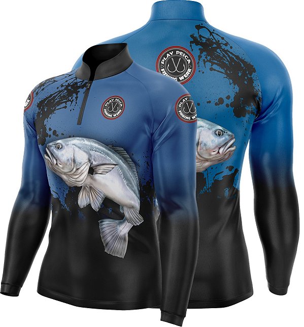 Camisa Play Pesca Corvina Adulto
