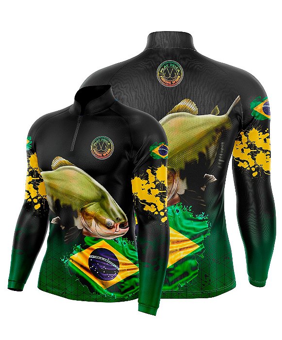 Camisa Play Pesca Tamba Brasil Adulto