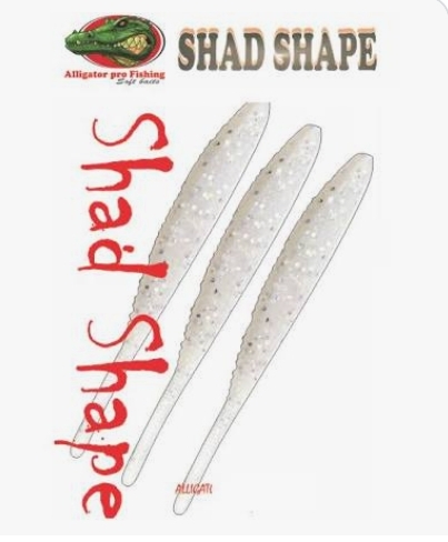 Isca Alligator Fishing Shad Shape 6cm