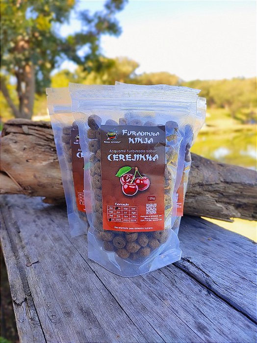 Ração Furadinha Ninja Cerejinha 125g