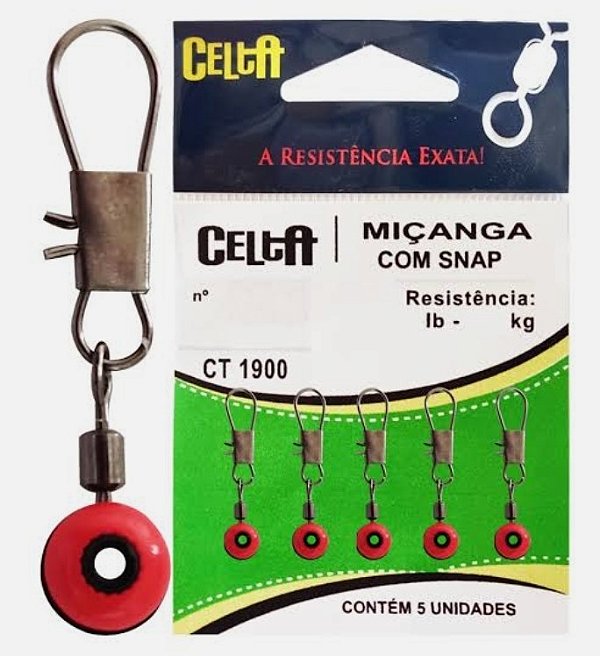 Miçanga com Snap Celta CT 1900