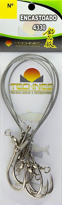Anzol Technes Encastoado 4330