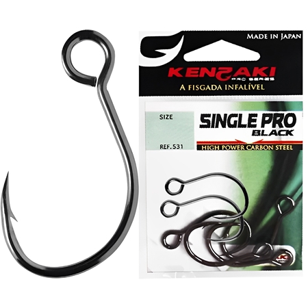 Anzol Kenzaki Single Pro Black Ref- 531