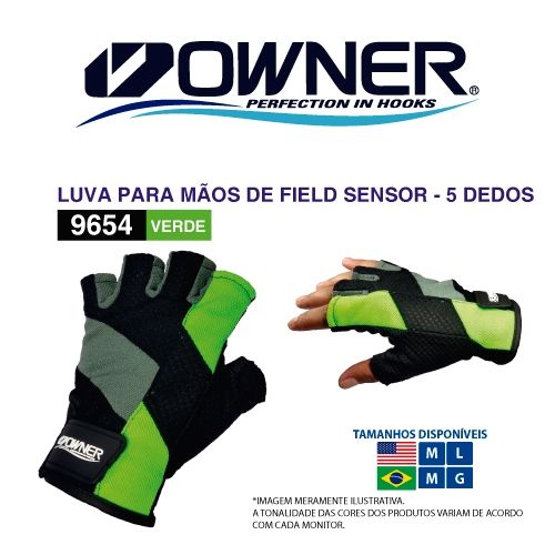 Luva Owner Field Sensor Verde Ref- 9654