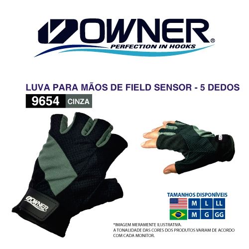 Luva Owner Field Sensor Cinza Ref- 9654