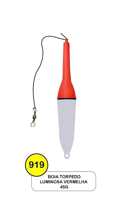 Bóia Barão Torpedo Luminosa Ref- 919/ 920 45g