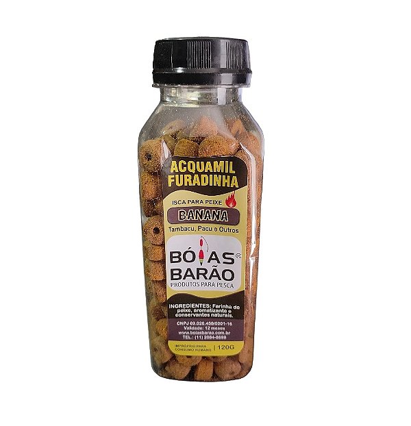 Ração Barão Acquamil Furadinha 120g