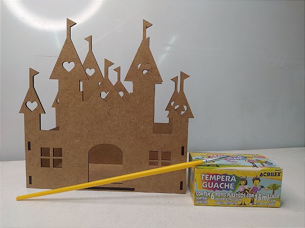 Castelo Princesa para pintar MDF
