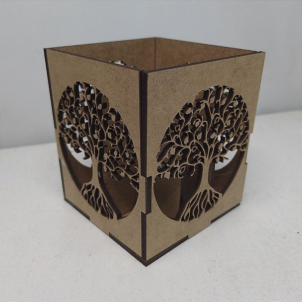 Porta caneta com divisória MDF