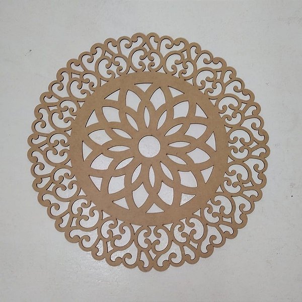 Mandala Flor modelo 1 MDF
