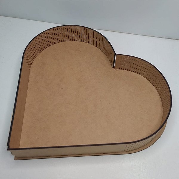 Caixa Coração MDF