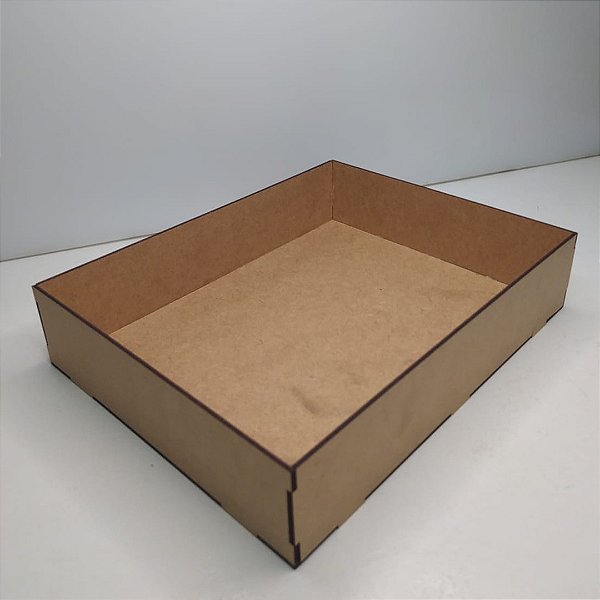 Caixa Retangular sem tampa MDF
