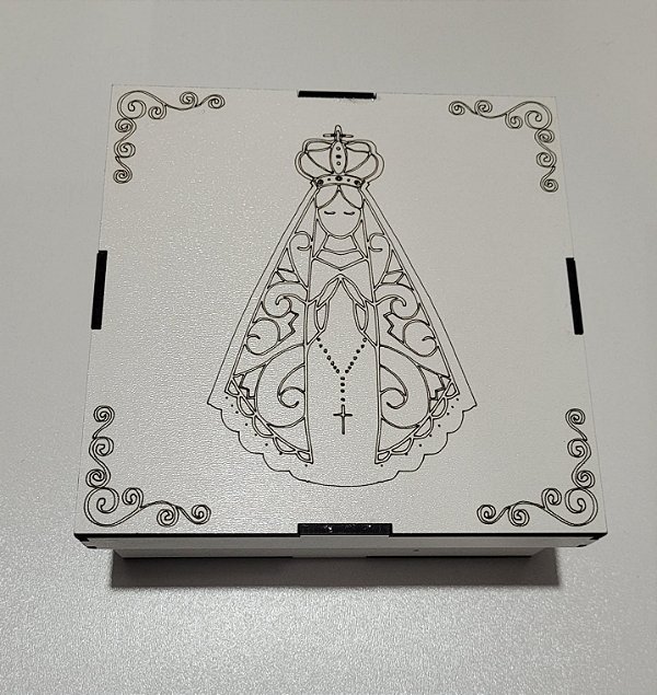 Caixa Nossa Senhora Aparecida MDF