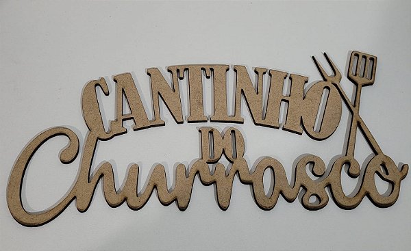 Placa Decorativa Cantinho do Churrasco