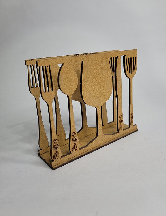 Porta Guardanapo Talheres MDF