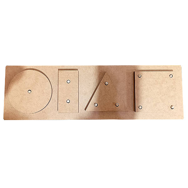 Prancha de Formas Geometricas MDF