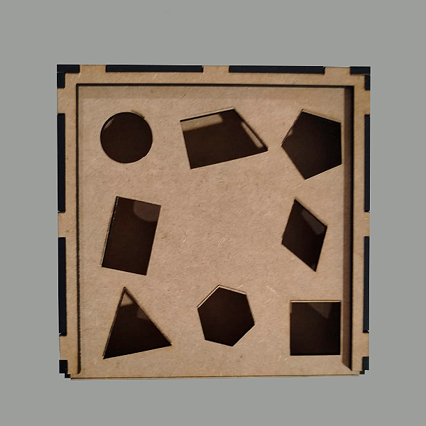 Passa Formas Geometricas em MDF