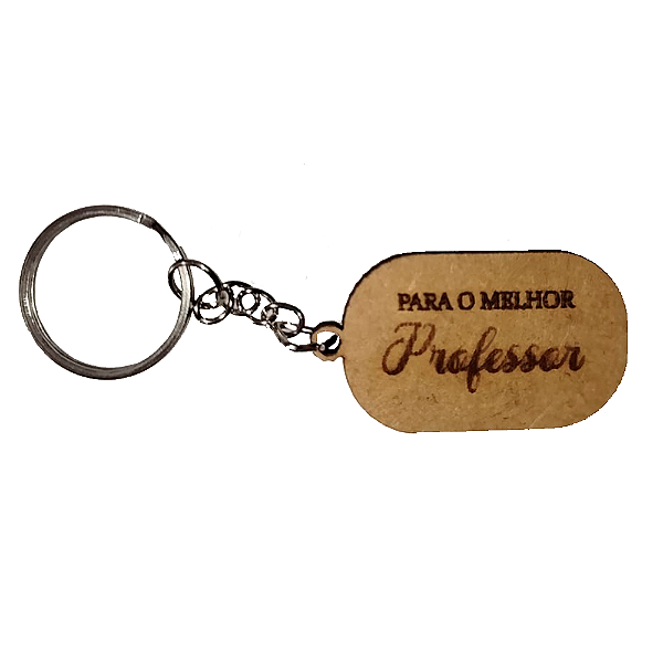 Chaveiro Para o Melhor Professor MDF