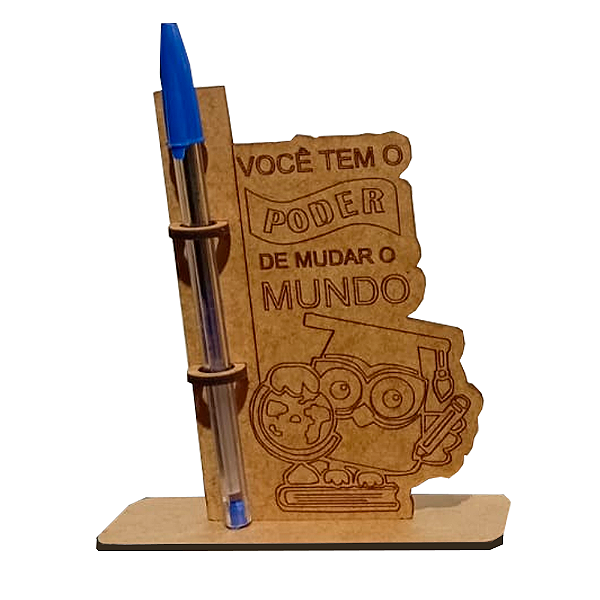 Porta Caneta Dia dos Professores MDF