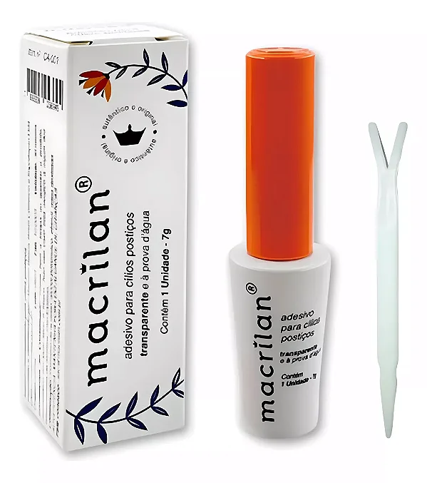 Cola para Cílios a Prova D'água Transparente Macrilan