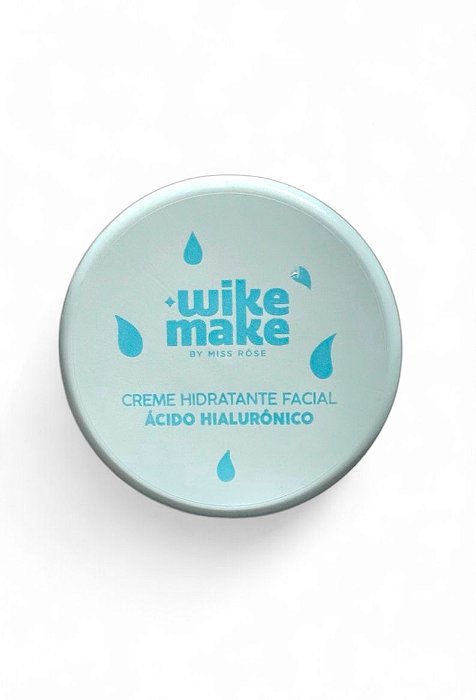 Creme Hidratante Facial Ácido Hialurônico Wike Make By Miss Rôse120ml
