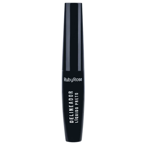 Delineador Líquido Preto Ruby Rose