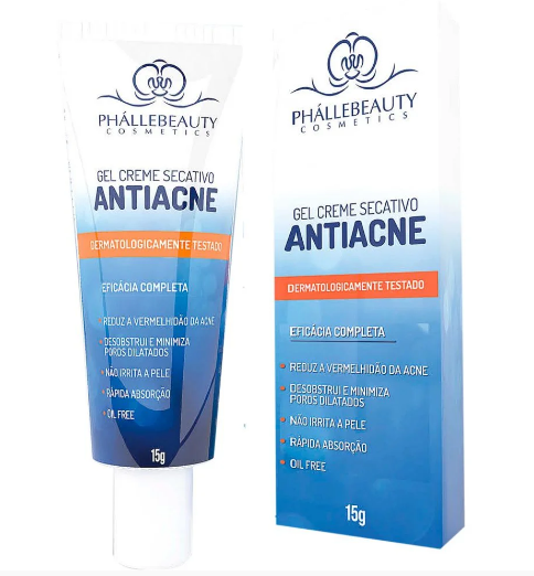Gel creme secativo Antiacne Phallebeauty