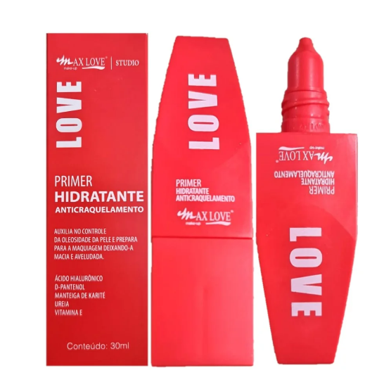 Primer Hidratante Anticraquelamento Max Love