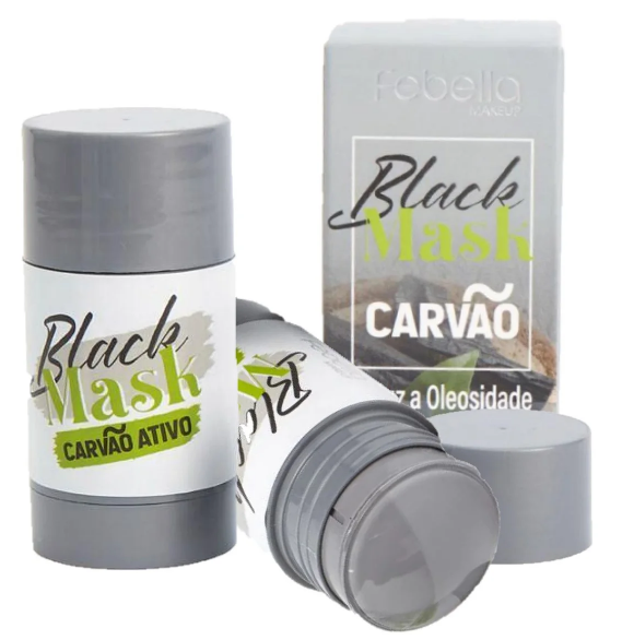 Mascara Carvão Ativo Mask Black Stick Febella