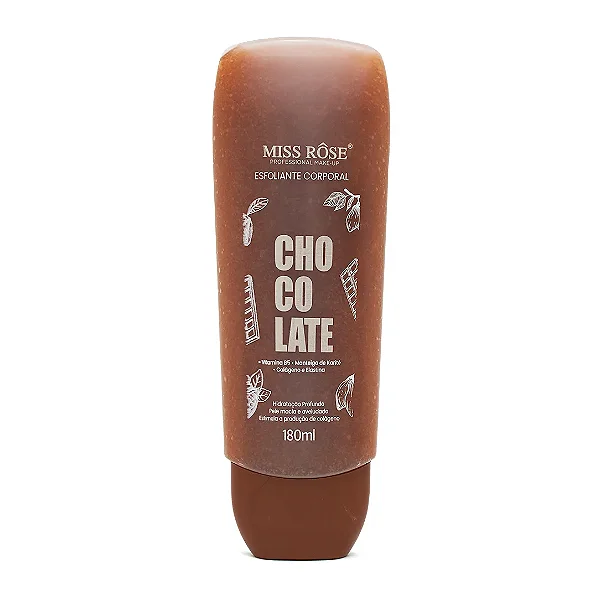 Esfoliante Corporal Chocolate Miss Rose 180ml