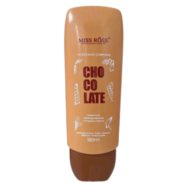 Hidratante Corporal Chocolate Miss Rose 180ml