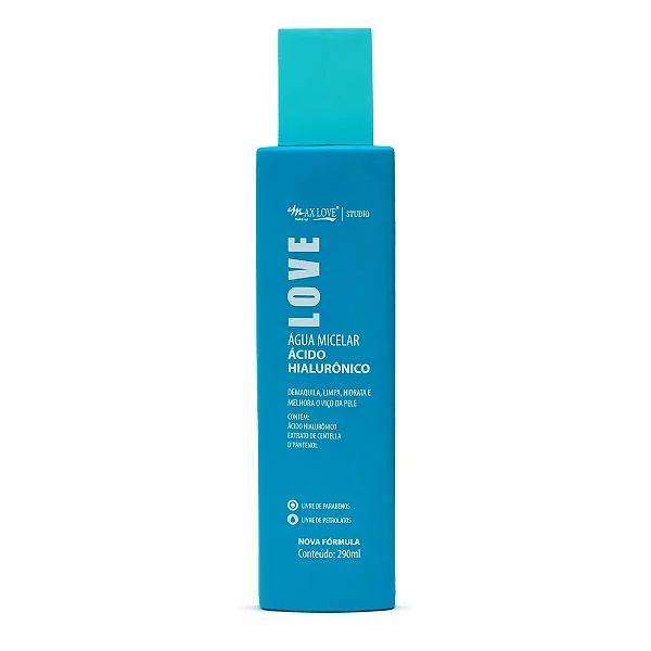 Água Micelar Ácido Hialurônico Max Love 290ml
