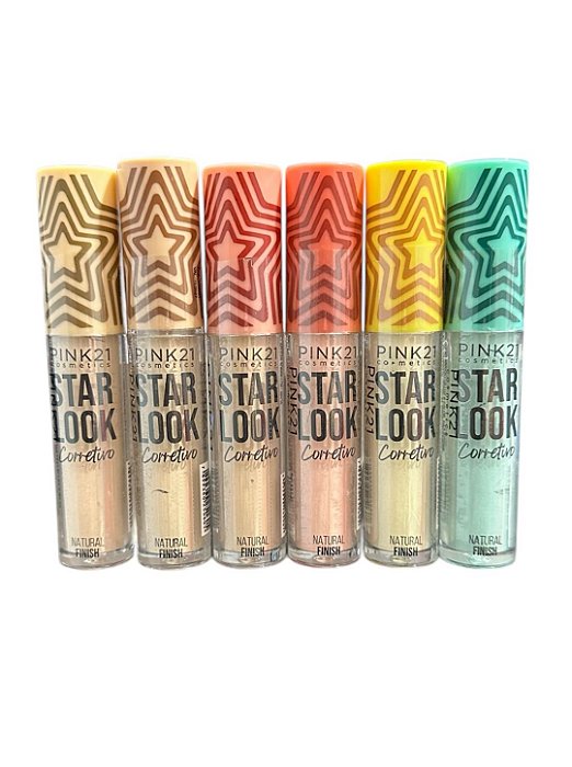 Corretivo Colorido Star Look Pink 21