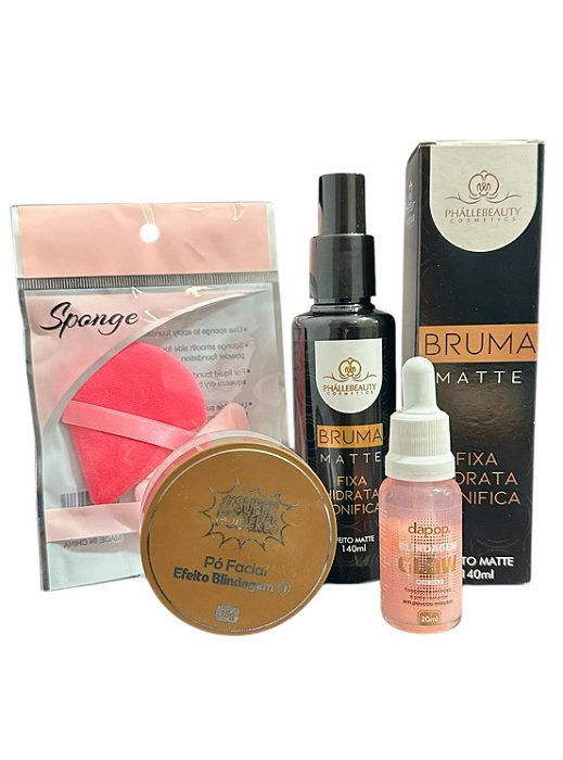 Kit SOS Maquiagem Resistente Pele Matte