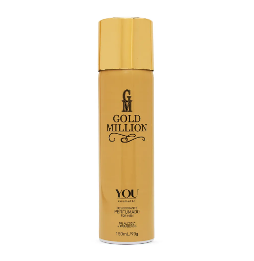 Desodorante Perfumado Queen Million For Women YOU Cosmetic 150ml